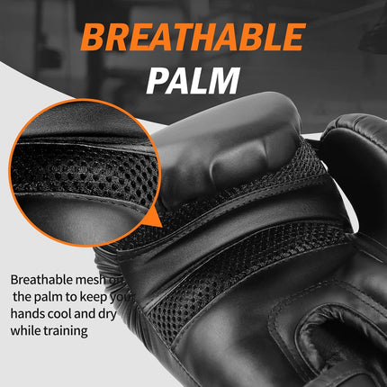 Boxing Gloves for Men Women MMA Kickboxing Muay Thai Heavy Bag Training