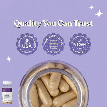 Her Fantasy Box Healthy Box Women's Probiotics 3-Pack Lactobacillus D-Mannose Blend