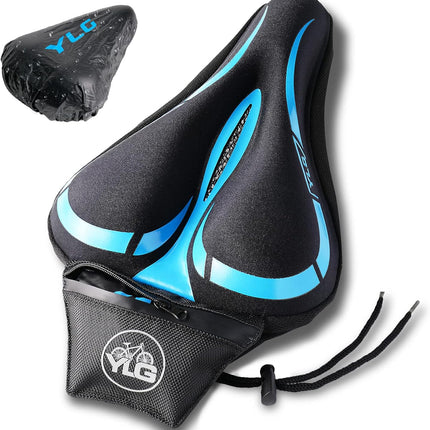 Memory Foam Gel Bike Seat Cover for Peloton Indoor Outdoor Bikes Waterproof