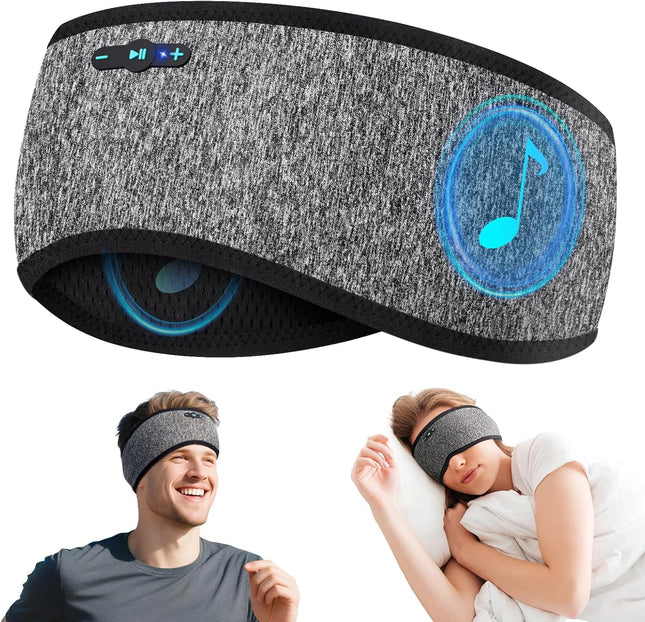 Bluetooth 6.0 Sleep Headphones Headband 20H Playtime Sports Wireless Audio