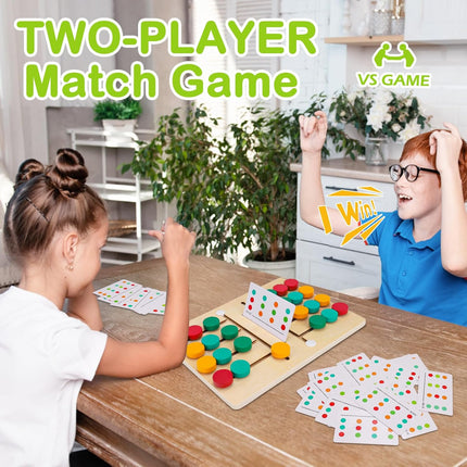 Montessori Color Matching Sliding Puzzle, Educational Toy for Kids 3–7