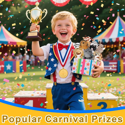 12-Pack Mini Plush Toys – 4.5" Small Stuffed Animals for Kids & Party Favors