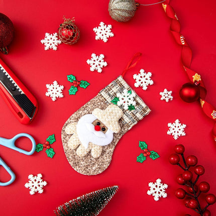 160PCS Mini Christmas Decorations DIY Crafts Includes Resin Charms and Miniature Holiday Decor