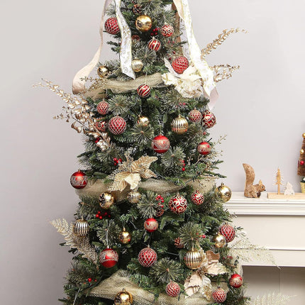 20-Piece Shatterproof Christmas Tree Balls – 3.16" Ornament Decorations for Hanging