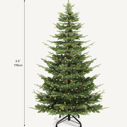 Artificial Aspen Fir Tree 6.5ft with Remote Control & Crystal Embellishments