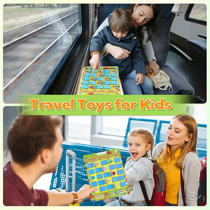 Matching Memory Game for Kids Ages 4-8 Travel Board Game Flip to Win