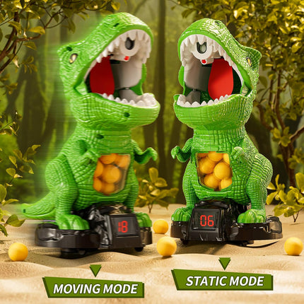 Dinosaur Shooting Game Toy – Light & Sound Scoreboard with 12 Foam Balls