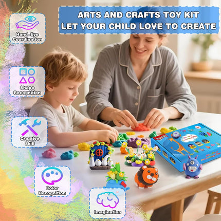 24-Color Air Dry Clay Set – DIY Magic Clay with Tools for Kids