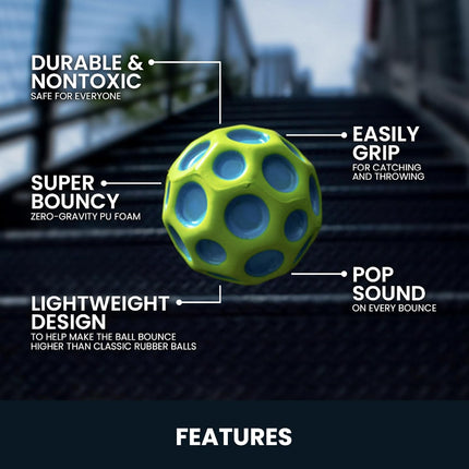 Gradient Moon Balls 2-Pack – Super Bouncy Wall Balls for Kids & Teens