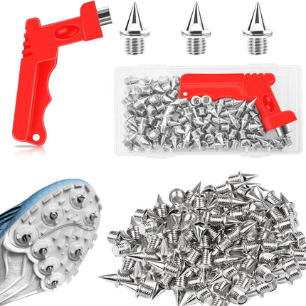 90PCS Running Shoe Spikes – 1/4" Track & Cross Country Stainless Steel