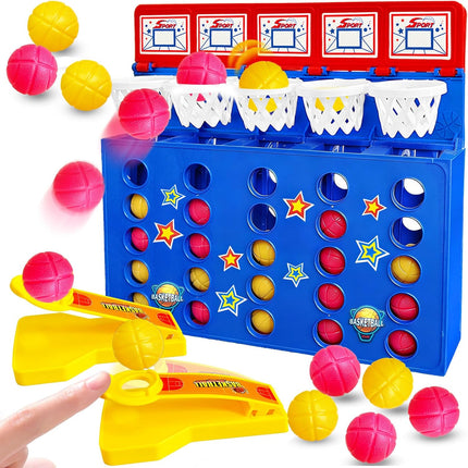 Tabletop Basketball Shooting Game Desktop Toy for Kids Adults Family Fun