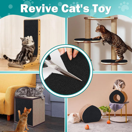 Cat Furniture Protector 23.6x15.8" – Anti-Scratch Corner & Wall Mat
