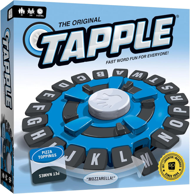 Original TAPPLE Family Word Game Fast Pace Category Game Ages 8+ 2-8 Players