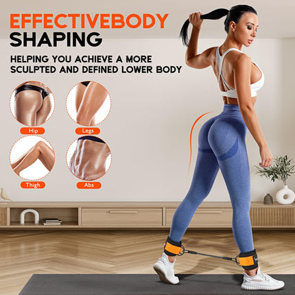 Resistance Bands for Legs – Ankle Bands for Hip, Glute & Kickback Training