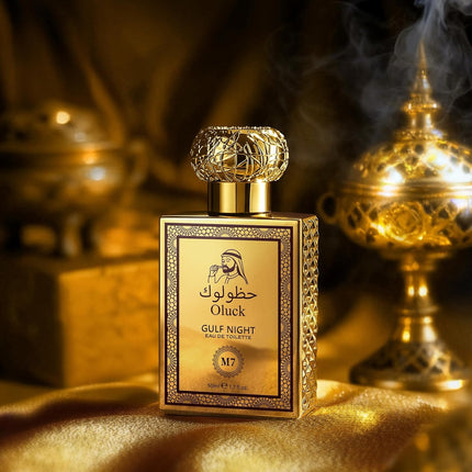 Gulf Night M7 Perfume 50ml Unisex Lemon Vanilla Cedarwood Middle Eastern Cologne