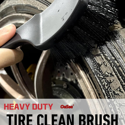 4 Pack Car Wheel Cleaning Brush Kit Long Handle Rim Tire Detailing Brush Set