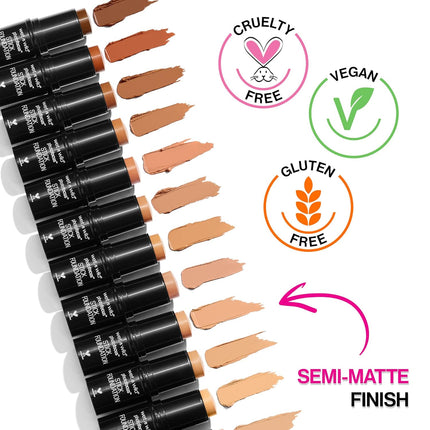 Photo Focus Matte Foundation Stick – Soft Ivory, Vegan & Cruelty-Free