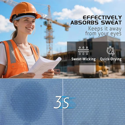 Cooling Skull Cap for Men & Women, Breathable Sweat-Wicking Helmet Liner for Cycling
