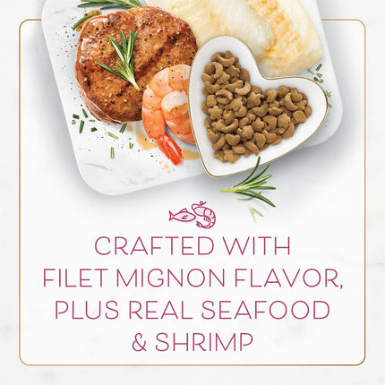Purina Filet Mignon Dry Cat Food – Real Seafood & Shrimp, 7 oz