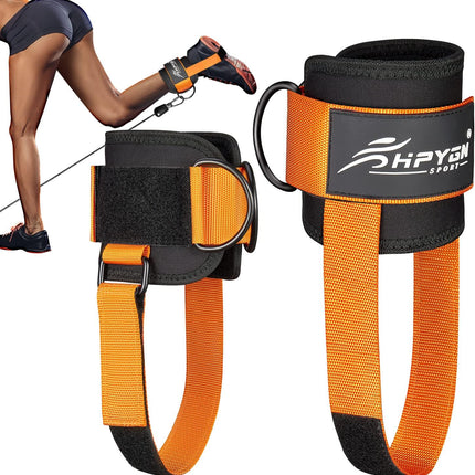 Cable Machine Ankle Straps – Padded for Glutes, Hip Abductors & Leg Training