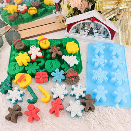 Christmas Silicone Molds – Tree, Santa, Candy & Chocolate Baking Molds