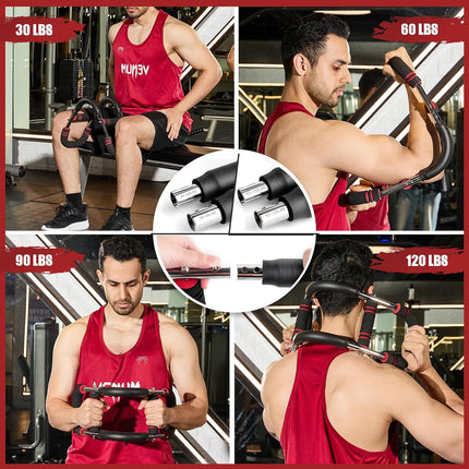 Power Twister Arm Exerciser with Adjustable Resistance for Upper Body Training