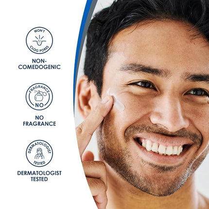 Daily Facial Moisturizer with 5 Ceramides & Hyaluronic Acid, 3 Fl Oz, Sensitive Skin