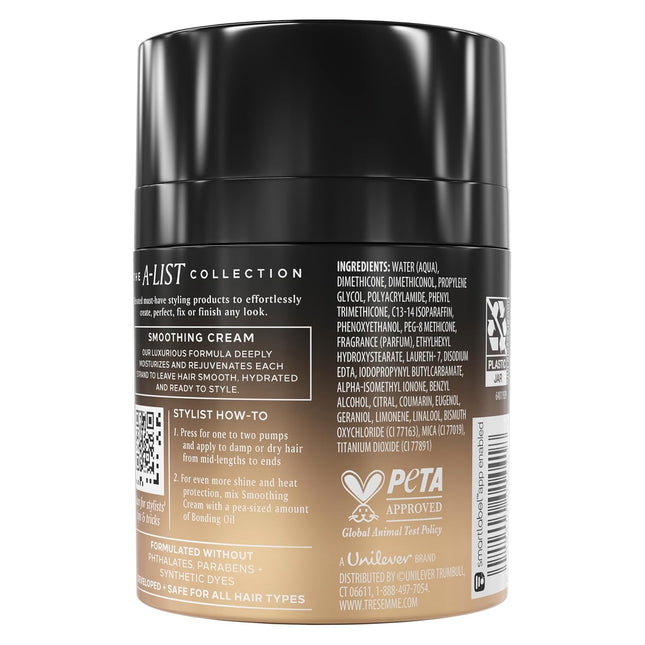 Smoothing Hair Cream – A-List Collection, Deep Hydration, 3.04 fl oz