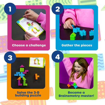 STEM Explorers Brainometry 3D Puzzle Game for Kids Travel & Learning