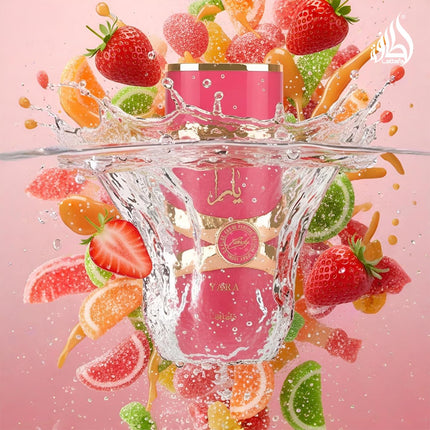 Lattafa Yara Candy Eau de Parfum 100ml Fruity Vanilla Amber Perfume for Women