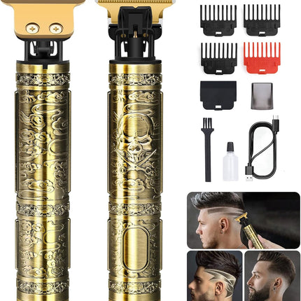 Professional Hair Trimmer for Men Cordless Rechargeable Beard Clipper Kit