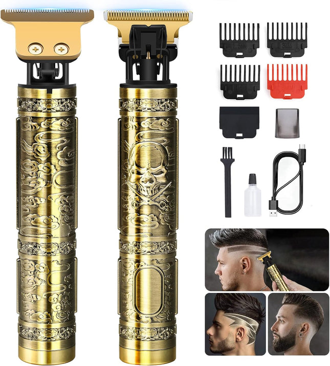 Professional Hair Trimmer for Men Cordless Rechargeable Beard Clipper Kit
