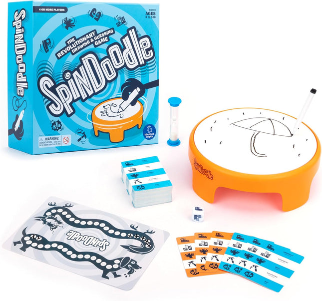 Spindoodle Quick Drawing Game Guess Sketch Family Game Night Ages 8+