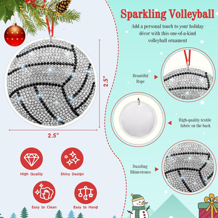Volleyball Tree Ornament – Christmas Decoration for Volleyball Fans