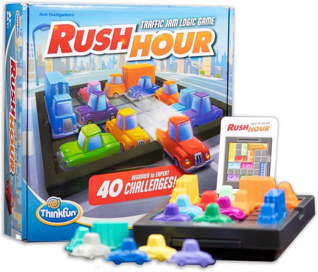 Rush Hour Traffic Jam Logic Game, STEM Toy for Kids 8+, Reasoning Skills