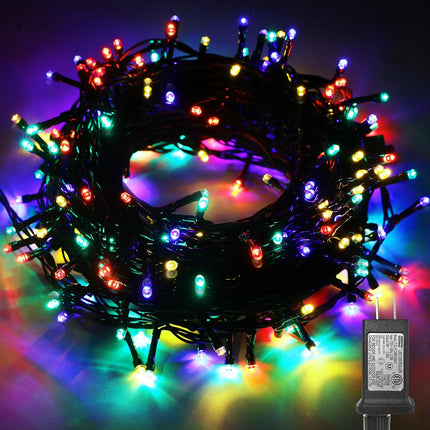 32FT 100 LED Christmas Tree Lights 8 Modes Waterproof Outdoor Fairy Lights