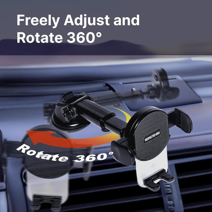 Universal Car Phone Holder – Dashboard, Windshield & Air Vent Mount