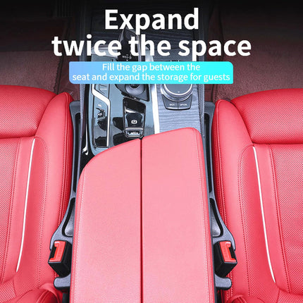 2-Pack Car Seat Gap Guard Insert – Prevents Items from Falling with No-Drop Crevice Blocker