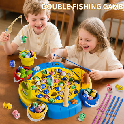 66 PCS Magnetic Fishing Game – Board Toy for Kids Ages 3–8