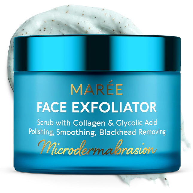 Facial Exfoliator Scrub Glycolic Acid Microdermabrasion Face Wash Men Women