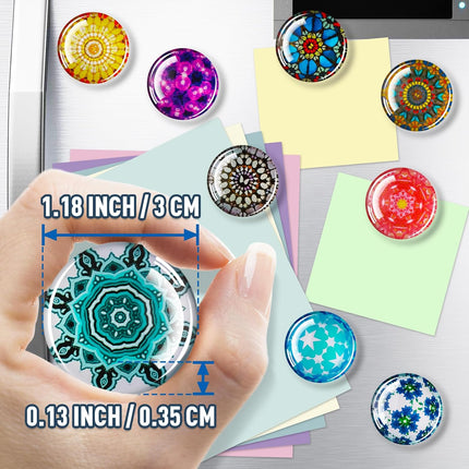 12 Pack Decorative Fridge Magnets, Cute Refrigerator Magnets for Whiteboard, Locker & Classroom