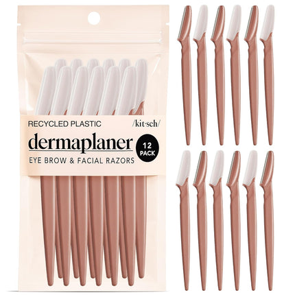Dermaplane Razor for Women – 12 PCS Facial Shaver & Exfoliating Tool