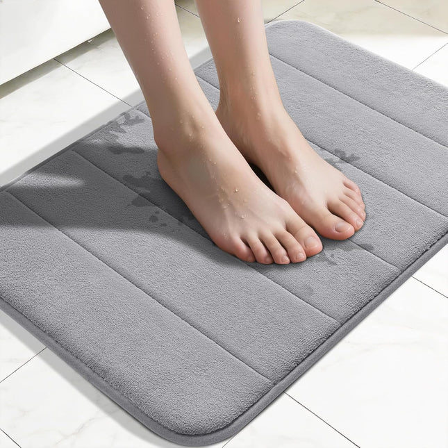 Super Soft Memory Foam Bath Mat – Non-Slip, Absorbent, Home Bathroom Rug