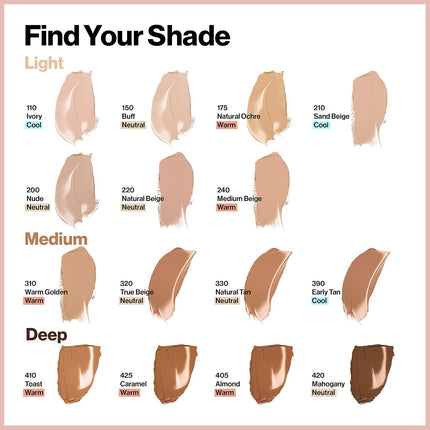 ColorStay Full Cover Foundation 200 Nude, Full Coverage Matte Longwear, 1 Fl Oz