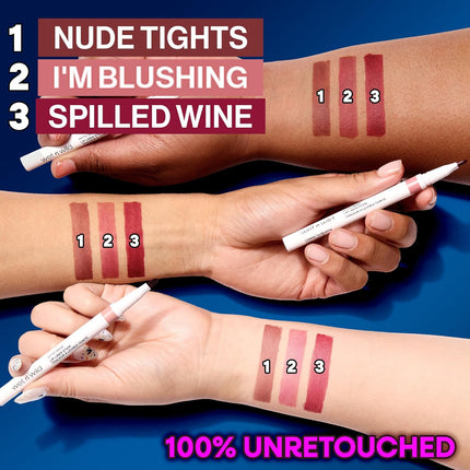 Perfect Pout Lip Liner Stain I'm Blushing Transfer Proof Vegan Lip Color