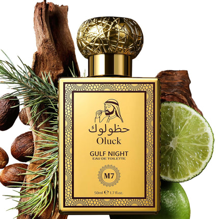 Gulf Night M7 Perfume 50ml Unisex Lemon Vanilla Cedarwood Middle Eastern Cologne