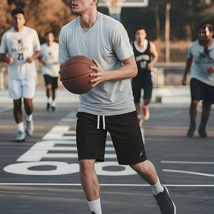Men's Quick Dry Athletic Shorts with Pockets for Running & Gym Workout