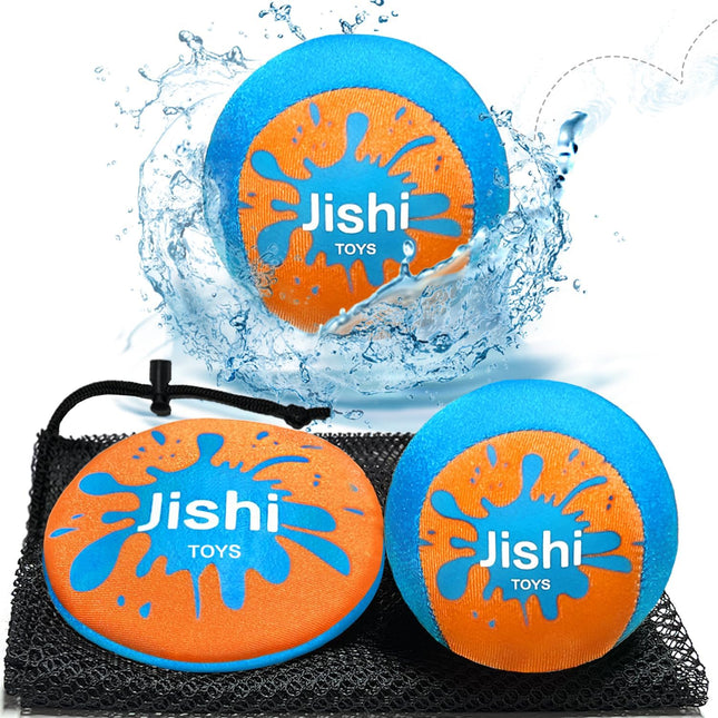 2 Pack Pool Football Water Football Set with Pump Net Bag Beach Ball Kids 8+
