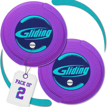 Exercise Sliders for Full-Body Resistance: Carpet & Hardwood Floor Discs with Video Workouts