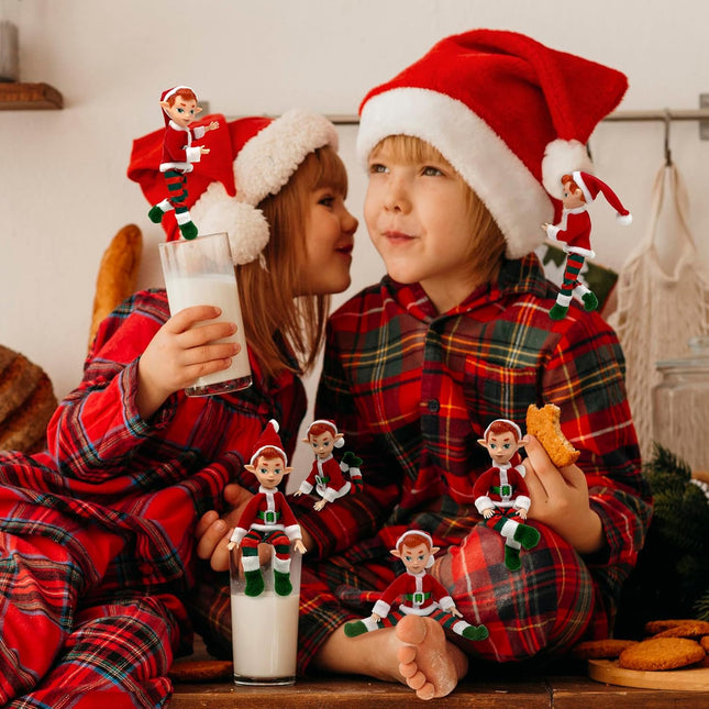 Poseable Christmas Elf Dolls – Adorable Shelf Sitters for Your Home